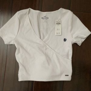 hollister v neck with tie